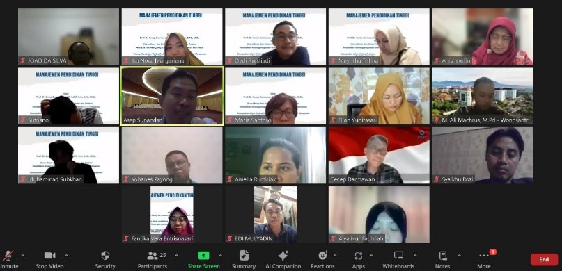 Program Doktoral (S3) Manajemen Pendidikan Selenggarakan Visiting Profesor pada Mata Kuliah Manajemen Pendidikan Tinggi Mendukung SDGs 4