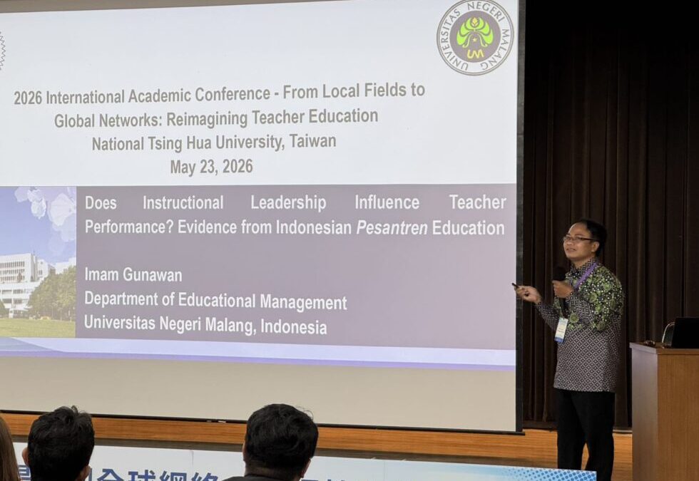Prodi S1 Manajemen Pendidikan UM Perkuat Pertukaran Pengetahuan Internasional melalui Diseminasi Riset Kepemimpinan Instruksional di Taiwan